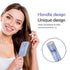 WIN SUN Paddle Brush with Air Cushion - Marble Effect, Good for Detangling, Straightening Hair and Blow Drying