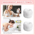 WSYUB Spa Headband and Wristband Set, Face Wash Headband, Makeup Skincare Wrist Bands for Washing Face, White