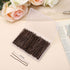 U Shaped Hair Pins, 200 Count Buns Waved Hair Pins for Updos with Box for Women (Brown, 2.4 Inch)