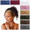 Tobeffect Headbands for Women, Non Slip Turban Headband, Boho Wide Hair Wraps Accessories, 8 Pack Solid Colors