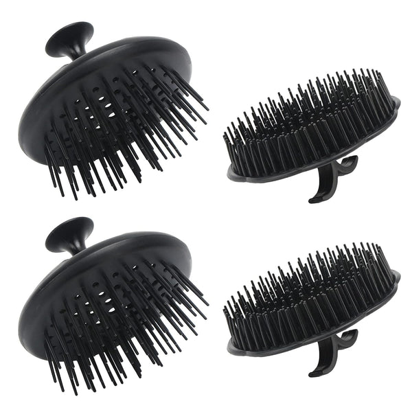 Segbeauty Scalp Massage Brushes, 4 Pcs Shampoo Brush Set, Long Short Teeth, Head Massage Brush for Hair Growth
