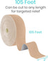 Vive Kinesiology Tape (105 Feet), Therapeutic Athletic Support Tape for Muscle and Joint Recovery, Waterproof