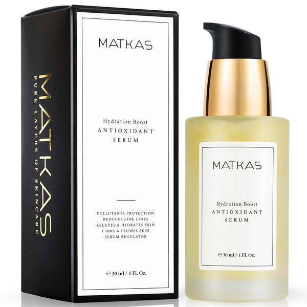 MATKAS Korean Niacinamide Serum - Antioxidant Ampoule for Excess Oil, Large Pores, Uneven Skin Tone