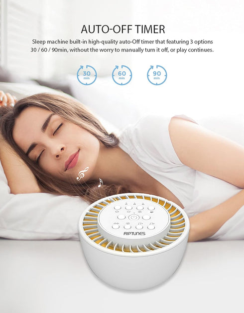 Riptunes Sound Machine for White Noise - Perfect for Sleep and Relaxation