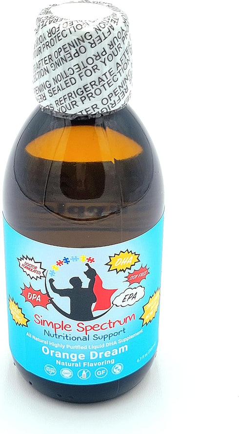 Simple Spectrum All Natural Fish Oil, Omega 3 DHA Supplement