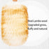 Lambswool Duster, 19.6 inches Long, Solid Wooden Handle, Flexible Head, Natural Feathers for Cleaning Wall, Desk