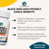 Amazing Herbs Whole Spectrum Black Seed & Garlic, 100 Count Vegetarian Capsules, Supports Health