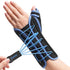 Velpeau Carpal Tunnel Wrist Brace, Thumb Stabilizer Night Support, Pain Relief for Tendonitis, Left Hand, L