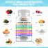 8 in 1 Immune Support with Quercetin Zinc 50mg Vitamin C 1000mg Vitamin D3 5000 IU and Elderberry Echinacea Ginger for Adults Kids - Vit D Immunity Defense Booster Supplement Veg Capsules Made in USA