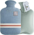 Hot Water Bottle with Classic Striped Cover - 2L for Menstrual Cramps, Pain Relief, Hot & Cold Therapies