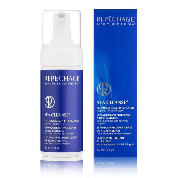 Repechage Sea Cleanse Foaming Seaweed Cleanser, Soap-Free, Daily Gentle Face Cleanser, 5 fl oz