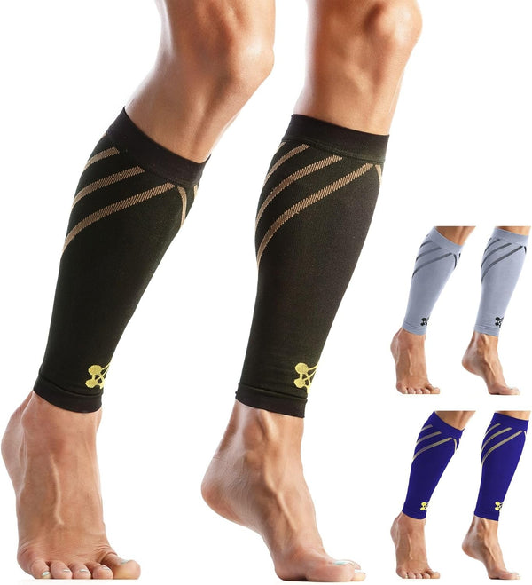 Calf Compression Sleeve for Men & Women, Leg Compression for Shin Splint Relief, Medium