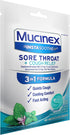 Mucinex Instasoothe Sore Throat Relief + Cough Relief, 40ct Lozenges with Alpine Herbs & Fresh Mint Flavor