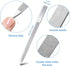 Mudder 3 Pcs Diamond Nail File Set, Stainless Steel Double Side Nail File for Salon Home and Travel