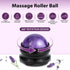 Aromatherapy Lavender Massage Oil with Roller Ball & Thumb Saver Massager, Calming Spa Massage Oil, 10 Fl Oz