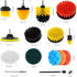 22 Pcs Drill Brush Attachments Set: Power Scrubber Brush Kit with Long Attachment, Sponge, Wire Brush & Scrub Pads