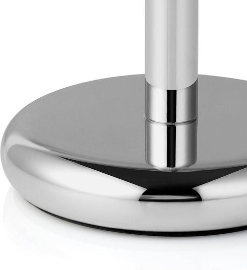 Perfecto Deluxe Chrome Razor and Brush Stand, The Best Safety Razor Stand, Prolongs Life of Shaving Brush, Metal
