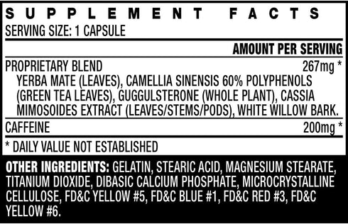 Stacker 2 Fat Burner Capsules, Ephedra Free, 100-Count
