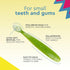 RADIUS Children's Toothbrush Totz Brush - Extra Soft Bristles, Blue/Green/Yellow, BPA Free, Pack of 3