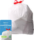 Amazon Basics Flextra Tall Kitchen Drawstring Trash Bags, 50 Count, 13 Gallon, Clean Fresh Scent, 10% Recycled Content