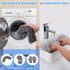 Duster with Extension Pole for Cleaning Ceiling Fans, High Ceilings, and Low Places, Gray