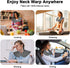 Microwavable Heated Neck Wrap Warmer and Shoulder Weighted Heating Pad for Hot and Cold Compress