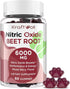 Nitric Oxide Beet Root Gummies 6000MG Supplements - Sugar Free Beetroot Grapeseed Powder
