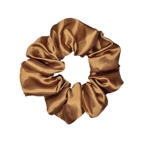Sufermoe 6 Pcs Satin Silk Hair Scrunchies, Soft Hair Ties in 6 Classic Colors for Women and Girls, 4.5 Inch