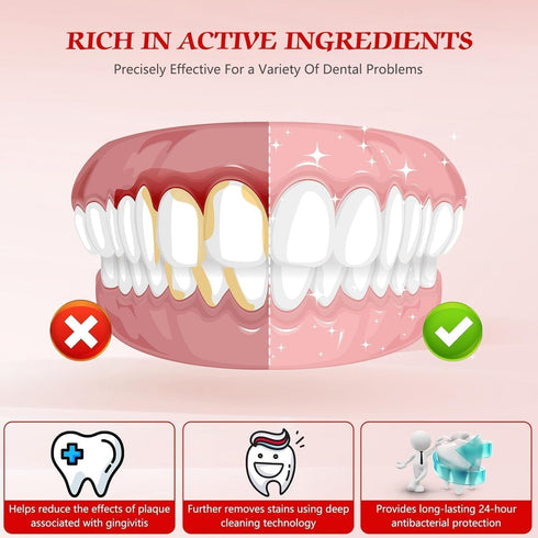 SCTHRL SP-6 Probiotic Whitening Fluoride Free Toothpaste, Upgraded Formula | Ultra Brightening | Gums & Enamel Repair |