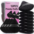 BEAKEY 12pcs Powder Puffs for Face Powder, Triangle Makeup Puff for Loose & Cosmetic Foundation, Double 6 Pack