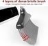 Broom and Dustpan Combo Set, 54" Long Handle Angle Broom and Dust Pan for Home Office Cleaning (Black and Grey)