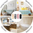 4 Pairs Detachable Microfiber Mop Slippers for Women Men, Washable Dusting Shoes for Home Office Kitchen Floor