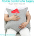 HapiPoppy 2 Tummy Star Shape Hysterectomy Recovery Pillowy for Hysterectomy Recovery Must Haves with Pockets Products