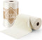 Microfiber Cleaning Cloth Roll, 50 Pack, 12" x 16", Tear Away Towels, Reusable Washable Rags (Beige Ripple)