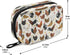 Set 7 Hens Roosters Chickens Pill Organizer Case Day Rustic Travel Pill Box with Zipper Portable Small Weekly Vitamin