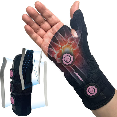 JUPITER Carpal Tunnel Wrist Brace with Thumb Support, Day & Night Thumb
