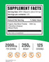 BulkSupplements.com Organic Irish Sea Moss Powder - Sea Moss Supplement, Irish Sea Moss Organic, Organic Sea Moss Powder - Vegan & Gluten Free, 2000mg per Serving, 250g (8.8 oz) (Pack of 1)