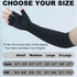 Copper Long Arthritis Gloves, Extra Long Compression Glove for Pain Relief, Fingerless (Medium)