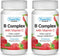B-Complex with Vitamin C Gummies by YumVs | Daily Dietary Supplement for Adults and Kids | B6, B12, Vitamin C, Folic Acid, Niacin, and Biotin | Natural Strawberry Flavor Chewables, 70-Ct | Kosher