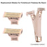 LinMei Women Shaver Replacement Heads, Compatible with Finishtouch Flawless Nu Razor