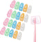 Muslish 20 Pack Travel Toothbrush Head Covers - Portable Toothbrush Pod Caps for Home and Travel
