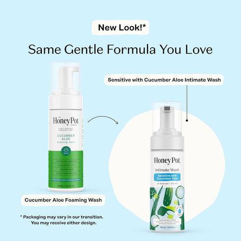 The Honey Pot Company - Feminine Wash & Feminine Wipe Bundle - Includes Ph Balance Feminine Wash and Wipes for Women