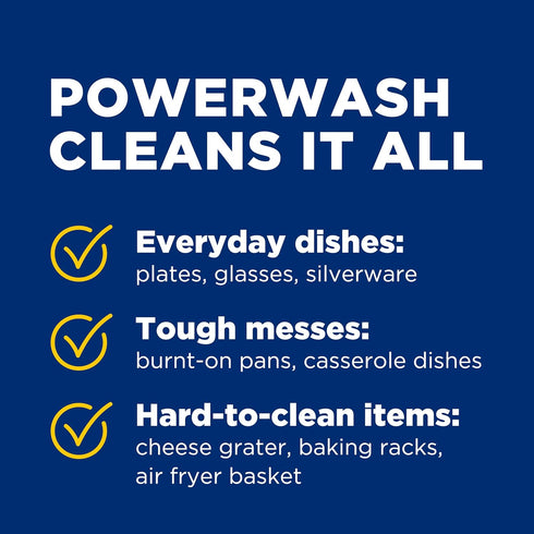 Dawn Powerwash Lemon Dish Spray, 43 Fl Oz Liquid Dish Soap, 2 Refills