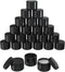 Houseables Black Cosmetic Jars, Small Containers with Lids, 2 Fl Oz, 160 ML, 24 Pack, TSA Approved for Lotion, Creams,