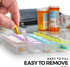 Large Pill Organizer with Weekly and Daily 4-Times-A-Day Compartments, BPA-Free, Portable Pill Boxes Case