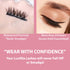 Luxillia Magnetic Eyelashes with Eyeliner 7 Piece Set, Natural Looking Magnetic Lashes Kit, Reusable Fake Eyelash,
