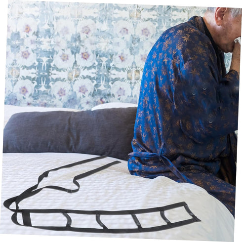 Oxford Cloth Bed Ladder for Elderly - Easy Storage Aid