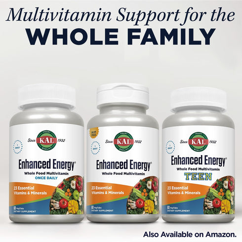 KAL Enhanced Energy Tablets, 60 Count