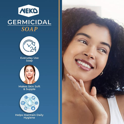 Neko Germicidal Soap - 2.82 oz / 80g: Family Bar Soap, Old Traditional Recipe