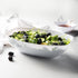 Posh Setting Disposable Oval Serving Bowls, White Plastic Serving Bowls, 4 Pack, 72 Ounce Large Plastic Disposable Party Snack, Buffet, Chips, or Salad Bowl, Heavy Duty by Posh Setting